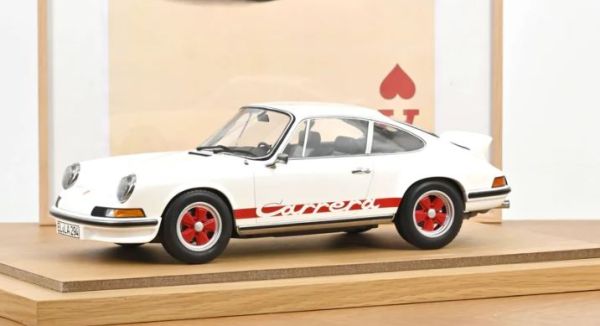 NOREV127514 - PORSCHE 911 Carrera RS 2.7 1973 Wit en Rood - 1