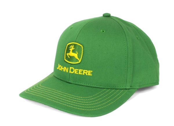 JA1308-0927-GR - JOHN DEERE Groene pet met geel logo - 1