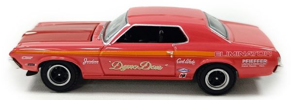 GREEN13370-A - MERCURY Cougar Eliminator 1969 rood uit de GL MUSCLE-serie, nog in de originele blisterverpakking. - 1