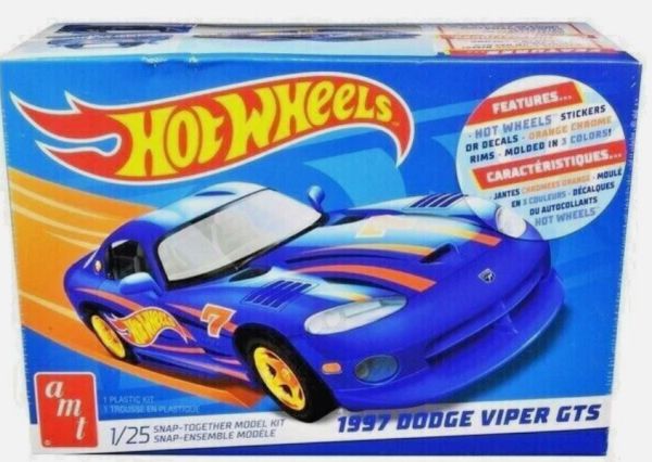 AMT1349M/12 - DODGE Viper GTS SNAP 1997 - HOT WHEELS om te assembleren - 1