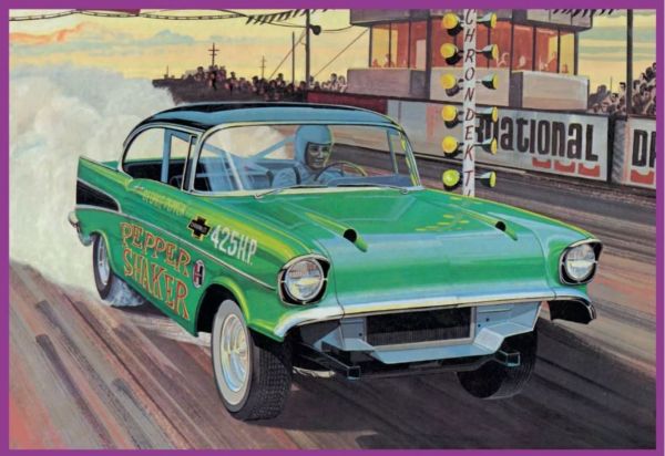 AMT1360/12 - CHEVROLET Bel Air - Pepper Shaker 1957 om te monteren en te schilderen - 1