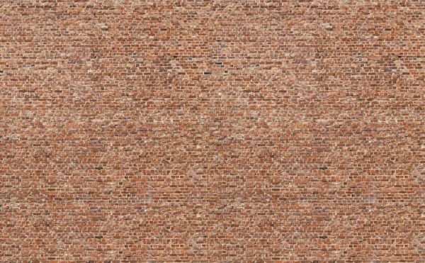 HEK14002 - 3 Bakstenen muren 31x21 cm - 1