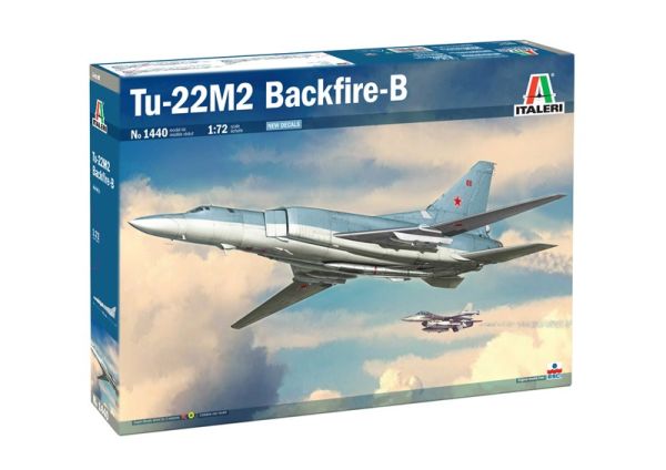 ITA1440 - Bommenwerper TUPOLEV Tu-22 M3 Backfire B om te assembleren en te schilderen - 1