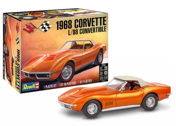 REV14572 - 1968 Oranje CORVETTE L/88 Cabriolet - Om te bouwen en te schilderen - 1