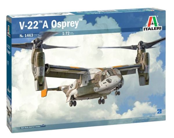 ITA1463 - BOEING-BELL V-22A Osprey transportvliegtuig om te assembleren en te schilderen - 1