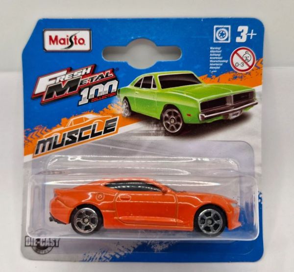 MST15044-14176 - CHEVROLET Camaro SS RS 2016 oranje in blisterverpakking - 1