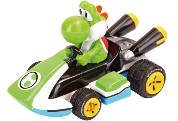 CARRERA15817039-B - Groene MARIO KART-kart met wrijving in doos - Yoshi - 1