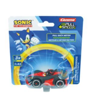 CARRERA15818326 - Frictieauto SONIC the Hedgehog in blisterverpakking - zwart - Shadow - 1