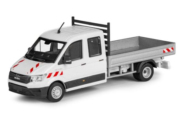 CON1616/02 - MAN TGE 4x2 kiepwagen wit - 1