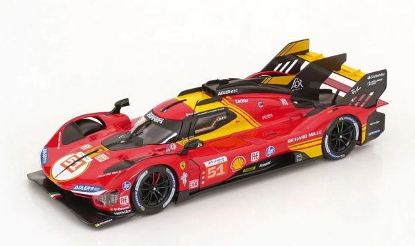 BUR16305-51 - FERRARI 499P turbo V6 #51 Team Ferrari 24 uur van Le Mans 2024 A.PIER GUIDI / J.CALADO / A.GIOVINAZZI - 1