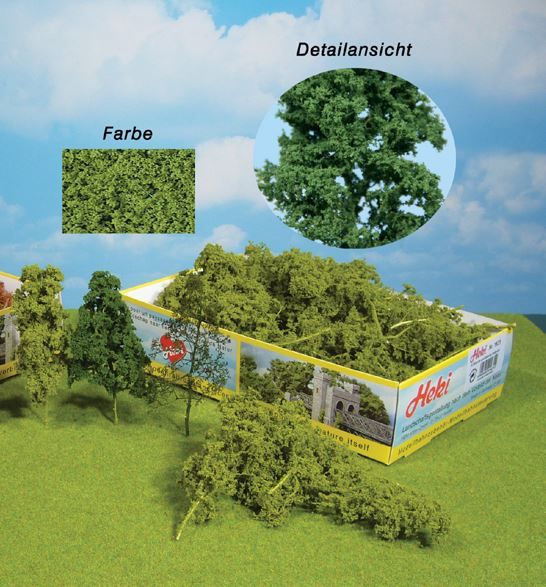HEK1631 - 15 Bomen en struiken in natuurlijke vezels - lichtgroen - 1