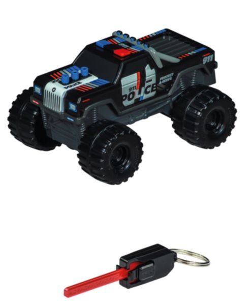 CARRERA16513001-A - Politie-Monster Truck (Key Racer) - 1
