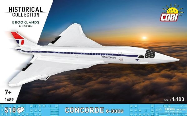 COB1689 - CONCORDE G-BBDG - 518 onderdelen - 1