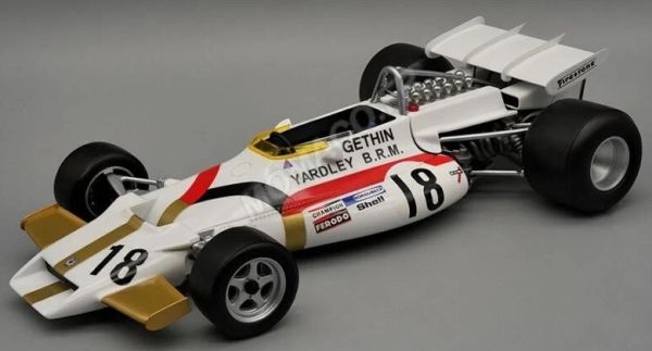 TM18-183A - BRM P160 #18 1e in de Italiaanse GP in 1971 P.GETHIN - Gelimiteerd tot 100 exemplaren - 1