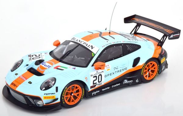 IXO-LEGT18-23003 - PORSCHE 911 GT3 R #20 winnaar van de 24H SPA 2019 GULF RACING G.CHRISTENSEN / LIETZ / ESTRE - 1