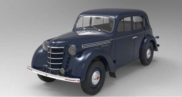 KKS180256 - MOSKWITSCH 400-420 1954 Middernachtblauw - 1