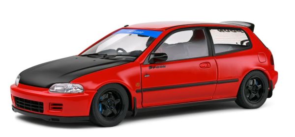 SOL1810403 - HONDA Civic Spoon-versie 1991 Rood - 1