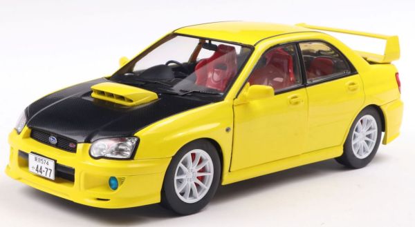 SOL1812302 - SUBARU Impreza WRX STI - SOLIDO WORKS 2003 geel - 1