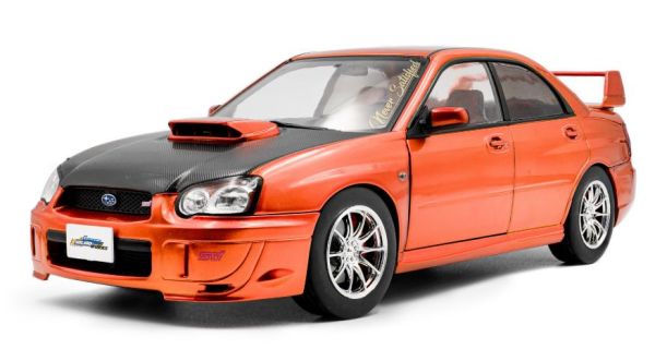SOL1812304 - SUBARU Impreza WRX STI 2003 Metallic Oranje - 1