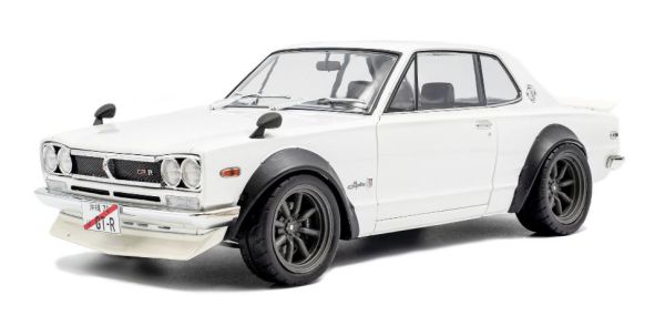 SOL1813001 - NISSAN Skyline - Hakousuka Solido Works 1970 Parelmoerwit - 1