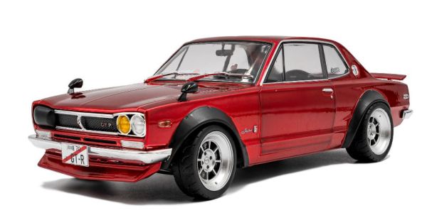 SOL1813002 - NISSAN Skyline - Hakosuka Solido Works 1970 Metallic Rood - 1
