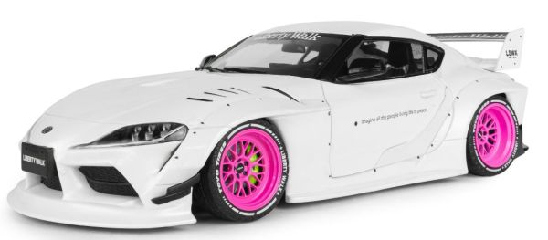 SOL1815502 - TOYOTA GR Supra Liberty Walk Bodykit 2025 Wit en Roze - 1