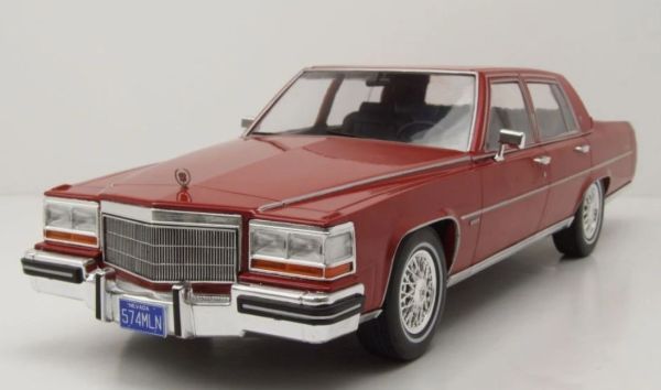 MOD18251 - 1982 CADILLAC Fleetwood Brougham, donker metallic rood - 1