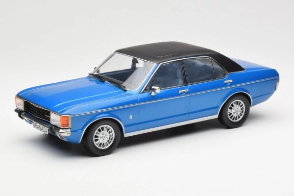 MOD18394 - FORD Granda MKI 1975 Metallic Blauw en Zwart - 1