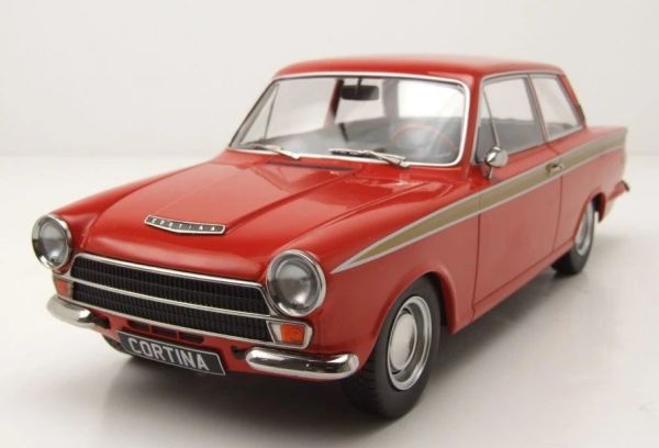MOD18532 - FORD Lotus Cortina Mk.1 1966 Rood en Goud - 1
