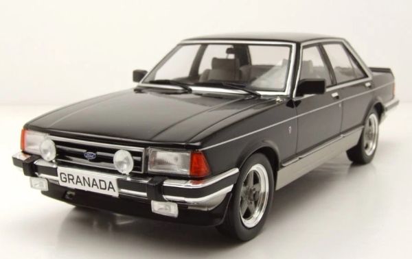 MOD18536 - FORD Granada Mk.2 2.8 Injectie 1982 Zwart en Zilver - 1
