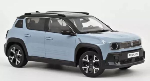 NOREV185521 - RENAULT 4 E-Tech 100% elektrisch 2025 Wolkenblauw - 1