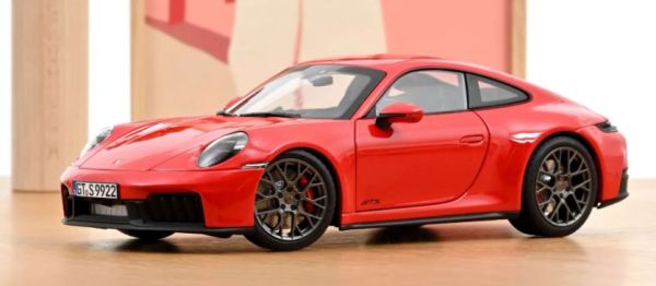 NOREV187171 - PORSCHE 911 Carrera 2025 Indisch Rood - 1