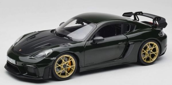 NOREV187250 - PORSCHE Cayman GT4 RS Weissach-pakket 2023 Brewstergroen - 1
