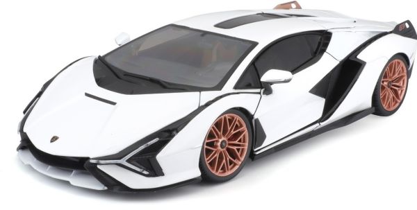 BUR11046W - LAMBORGHINI Sian Hybrid Wit en Zwart - 1