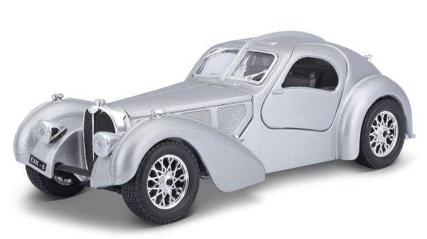BUR22092 - BUGATTI Atlantic 1936 Zilver - 1