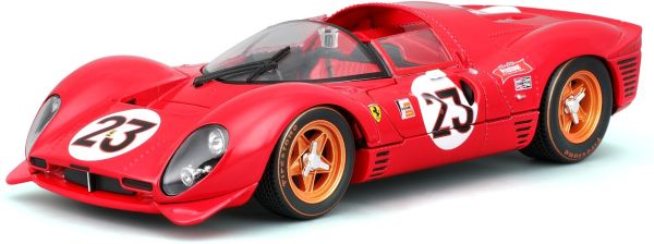 BUR26310 - 1967 FERRARI 330 P4 Daytona #23 – Rood - 1