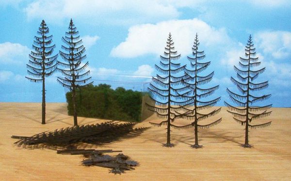 HEK1970 - Kit sparren met flock 18-22 cm - 10 stuks - 1
