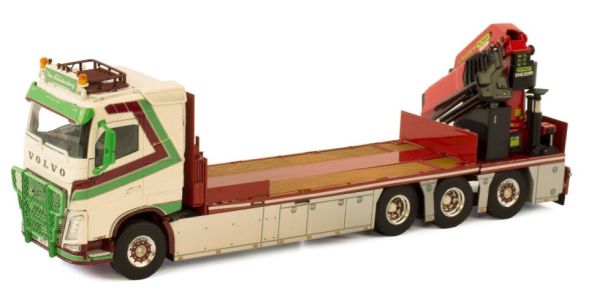 WSI01-3456 - VOLVO FH4 8x4 dieplader met laadkraan PALFINGER PK65002SH VAN CAUDENBERG - 1