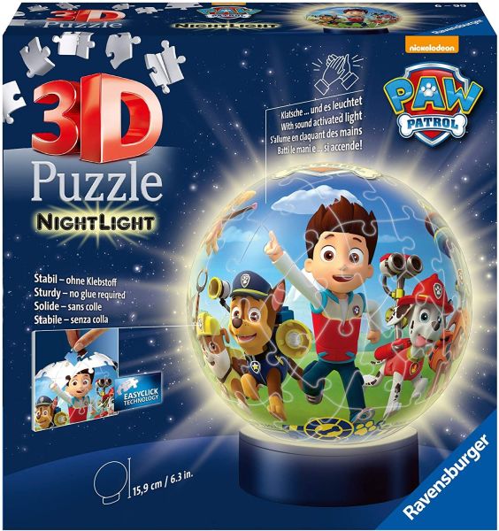 RAV118427 - Nachtlampje 3D-puzzel 72 stukjes PAW PATROL - 1