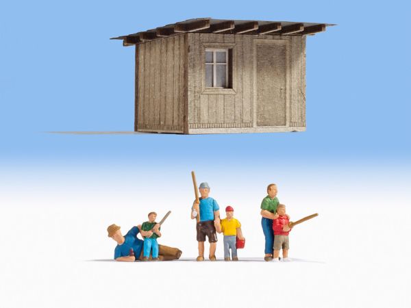 NOC12036 - Kleine hut met vissen vissen - 1