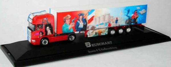 HER120906 - SCANIA R Topline 4x2 met BEUSCHART 3-assige aanhanger - 1