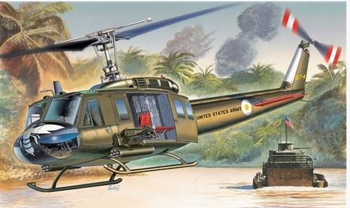 ITA1247 - UH-1D Iroquois-helikopter om in elkaar te zetten en te schilderen - 1