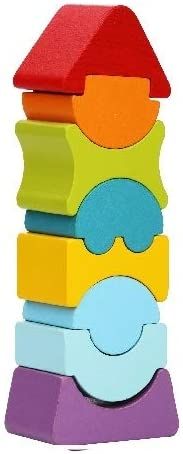ASM12718 - CUBIKA - 8-delig houten speelgoed Chamboul'tour - 1