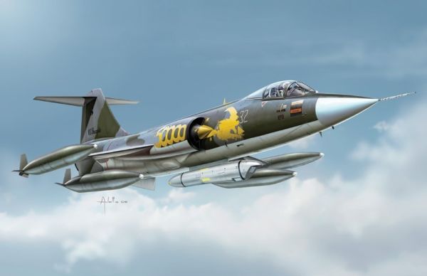 ITA1296 - F-104 G Starfighter om in elkaar te zetten en te schilderen - 1