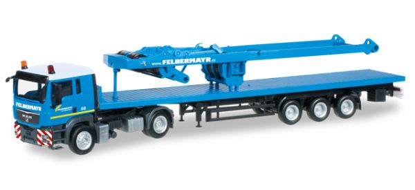 HER303781 - MAN TGS L 4x2 Met FELBERMAYR 3-assige aanhanger - 1
