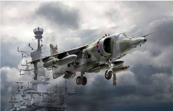 ITA1401 - Harrier GR.3 Falkland gevechtsvliegtuig om in elkaar te zetten en te schilderen - 1