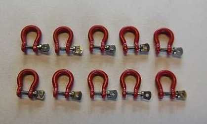 YCC634-1 - Lot van 10 boeien van 25 ton rood - 1
