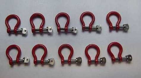 YCC633-1 - Set van 10 beugels van 50 ton Rood - 1