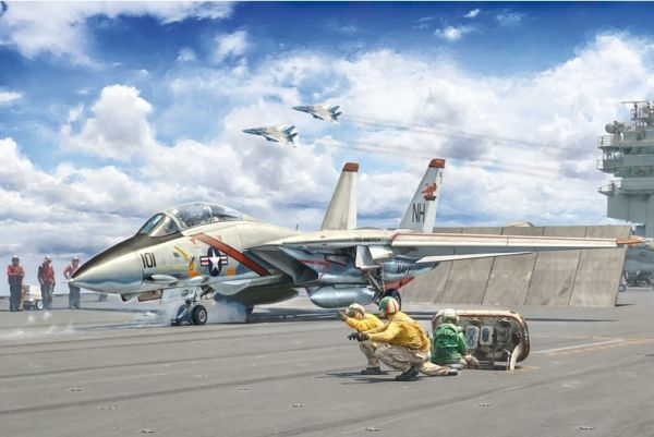 ITA1414 - Bouw en schilder F-14A Tomcat straaljager - 1