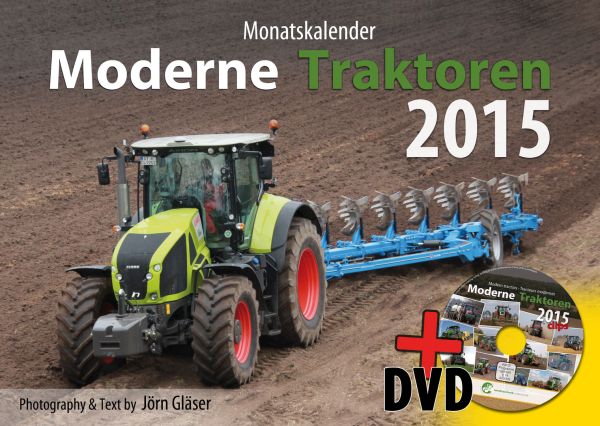 CALTRACMOD2015 - 2015 MODERN TRACTORS Kalender en 35mn DVD - 1